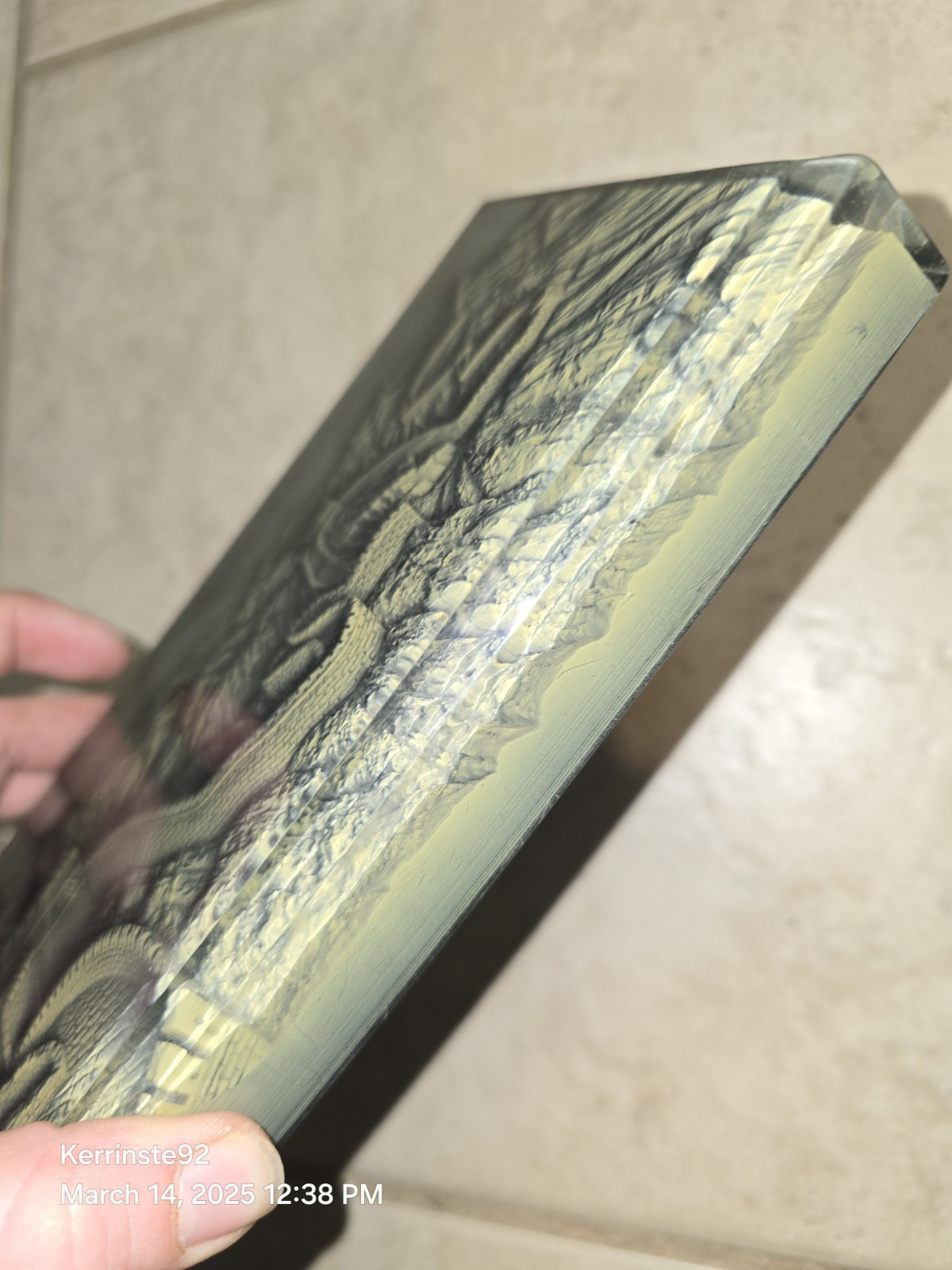 GREAT WALL OF CHINA SCENIC 3D ART STANDING PLAQUE MCM CHINESE DECOR 10″ X 4.5″