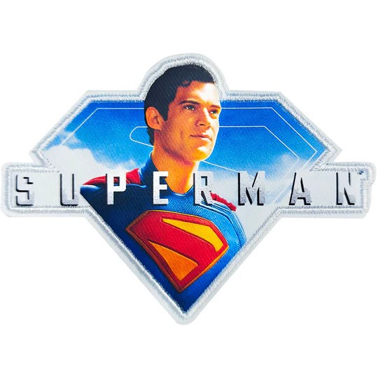 Patch – C&D Visionary – Superman 2025 Movie Man Of Steel 3.9″x2.9″ Iron-On NEW