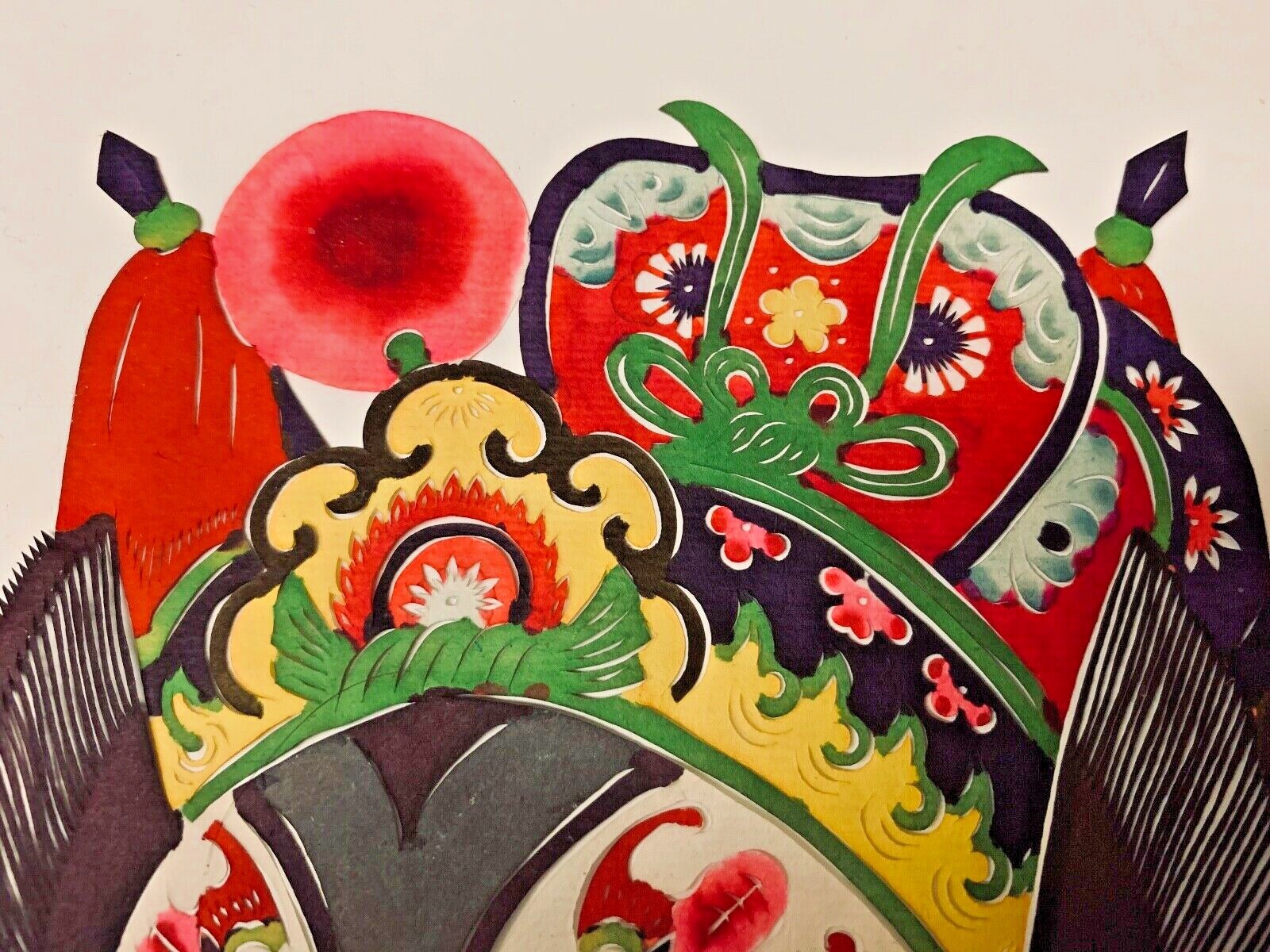PAPER CUT OUT ART ORIENTAL MAN