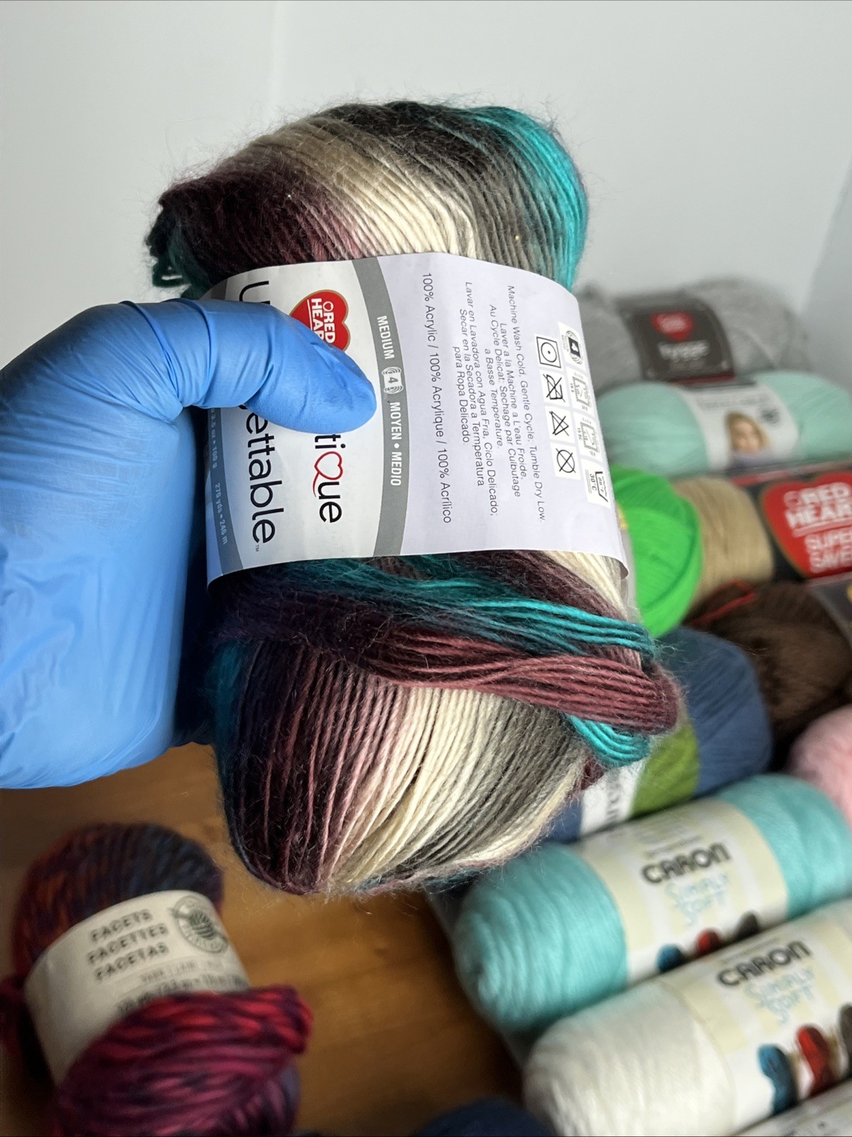 Yarn Lot: Various Brands Red Heart, Caron, Everyday, Loops & Threads, Lion Brand