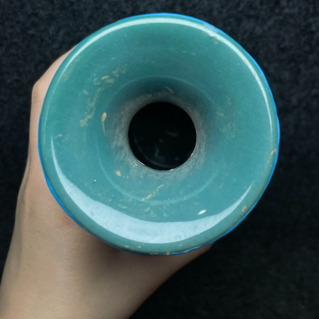 Imperial cloisonn é enamel multicolored glazed porcelain vase