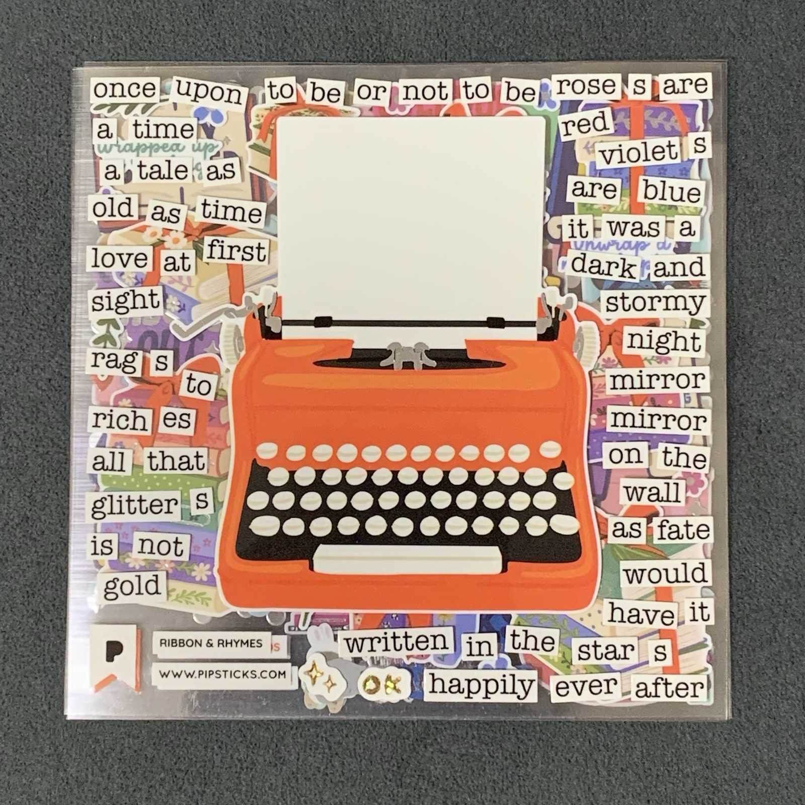 Pipsticks “Books + Coffee” (Oct. 2025) Sticker Sheets (4x4in)