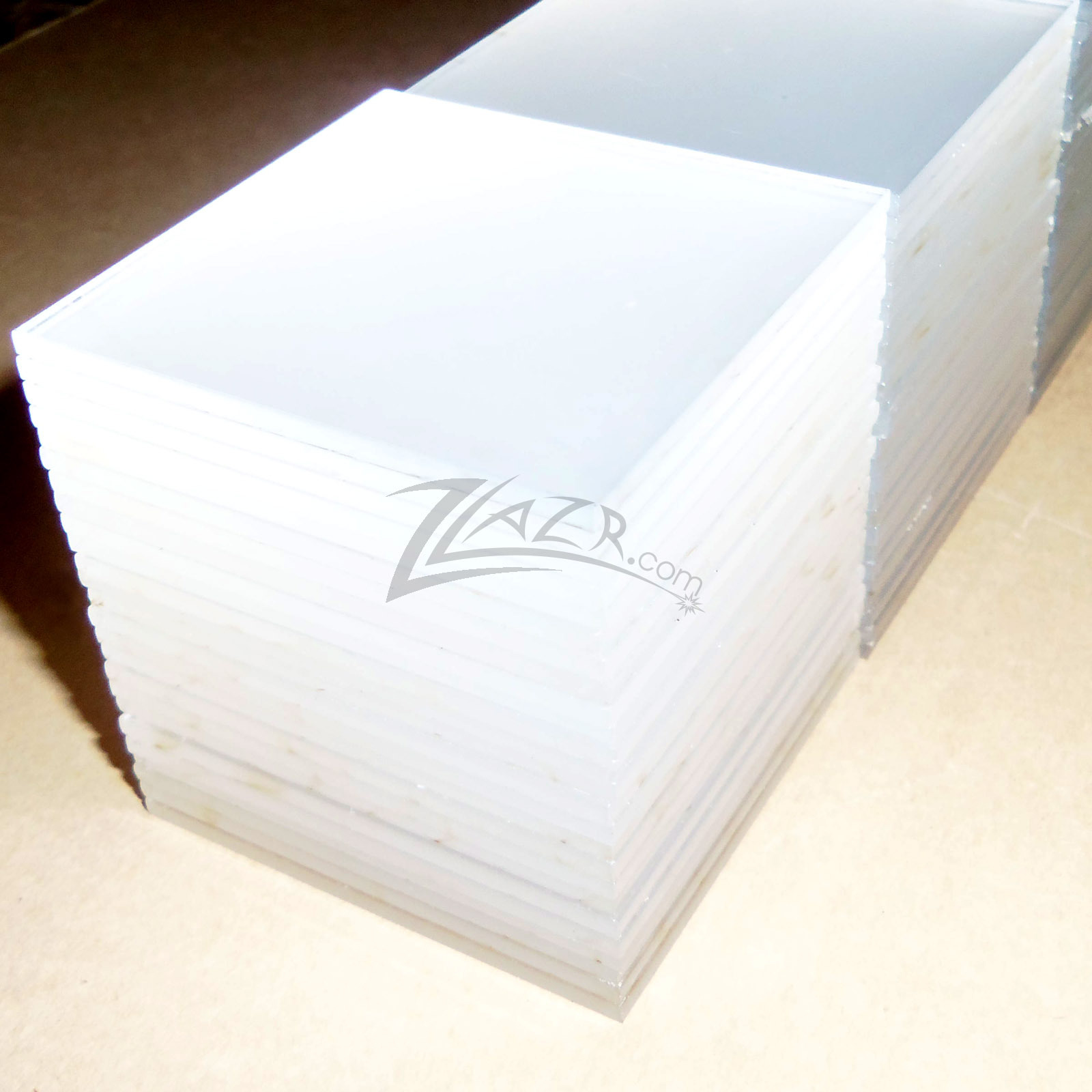 100 1″x1″x1/16″ Clear Acrylic Squares Custom Shape Plexiglass Plastic-USA MADE!