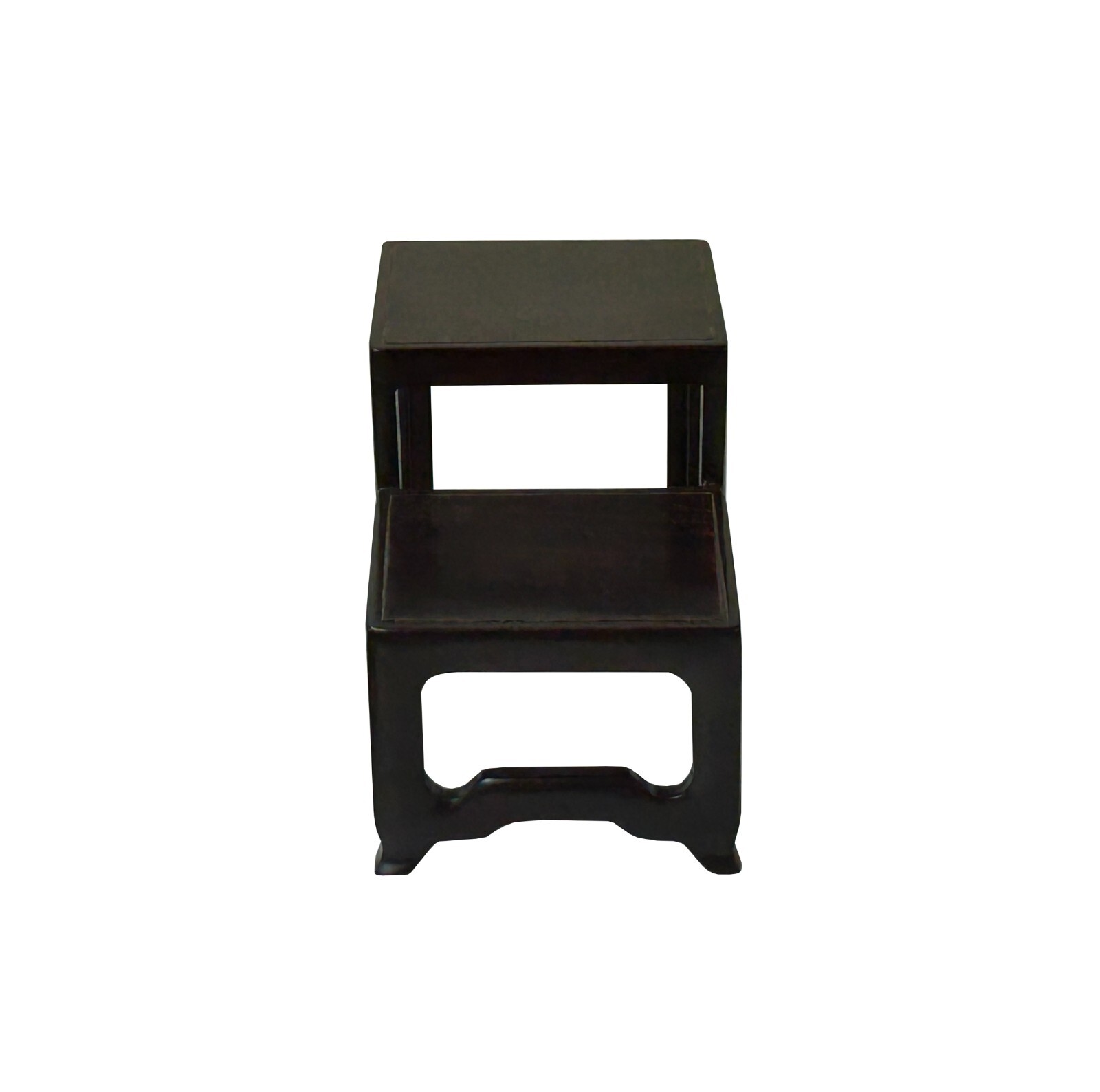 3.25″ Brown Wood Step Shape Table Top Curio Display Easel Stand st1033