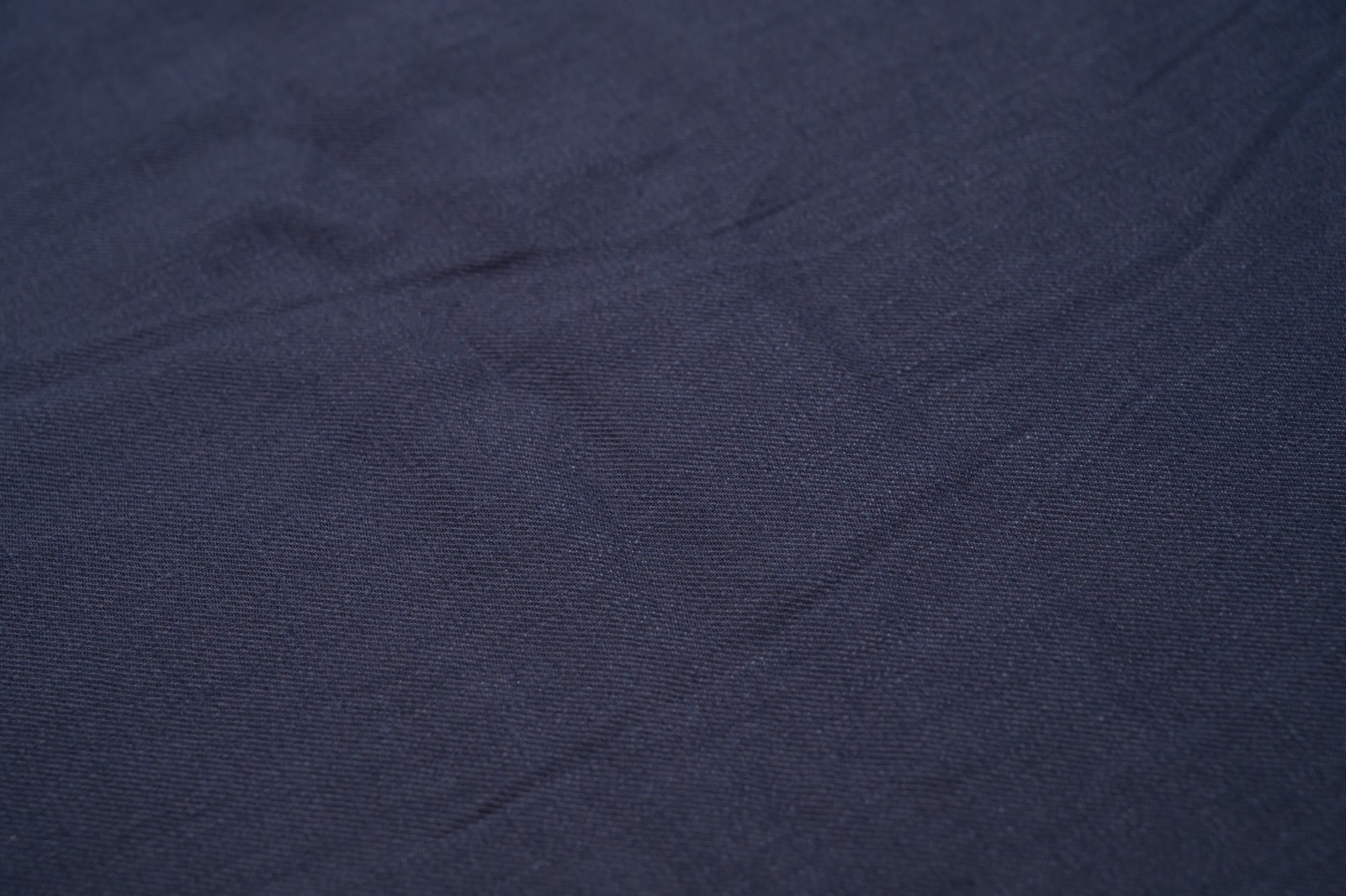 Luxury Linen Cotton Trouser Fabric Navy Blue 220g 1.7m For Bespoke Chinos Italy