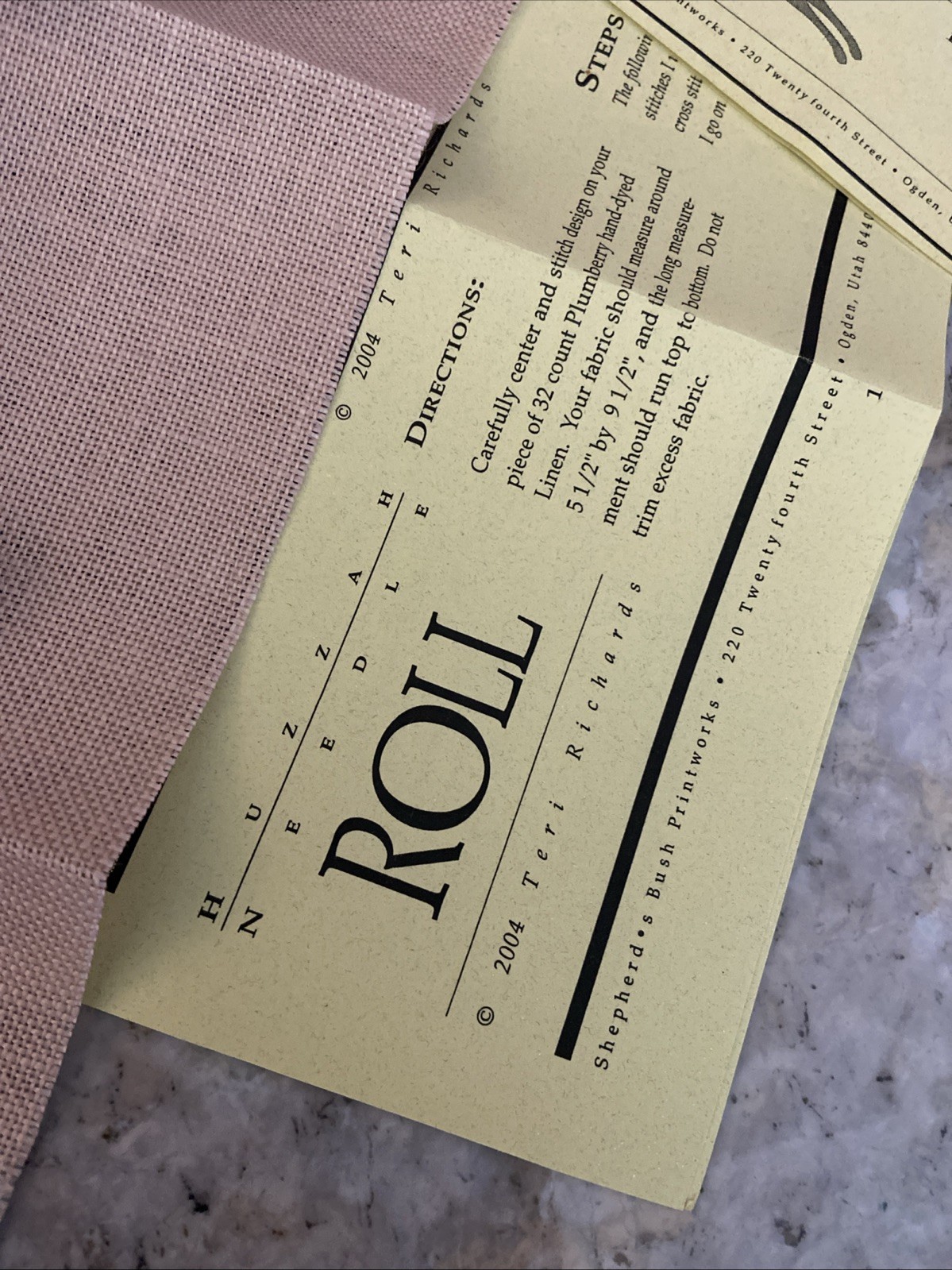 Shepherd’s Bush Needle Roll Kit HUZZAH ROLL