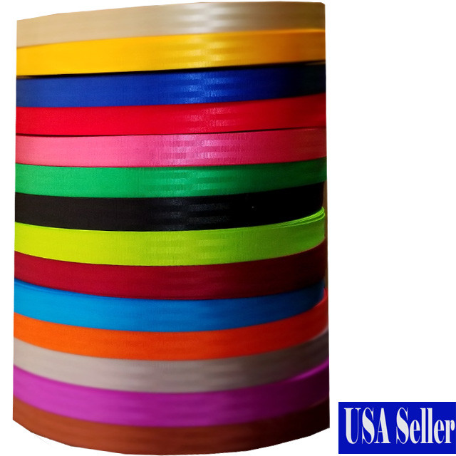 5/10 Yards 2″ 5cm Seat-belt Blue Red Green Black Polyester Webbing Strap Repair