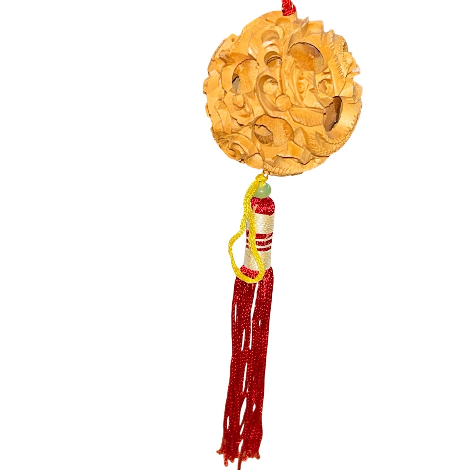 Vintage Chinese Devil’s Work Puzzle Ball Multi-Sphere Carving ornament
