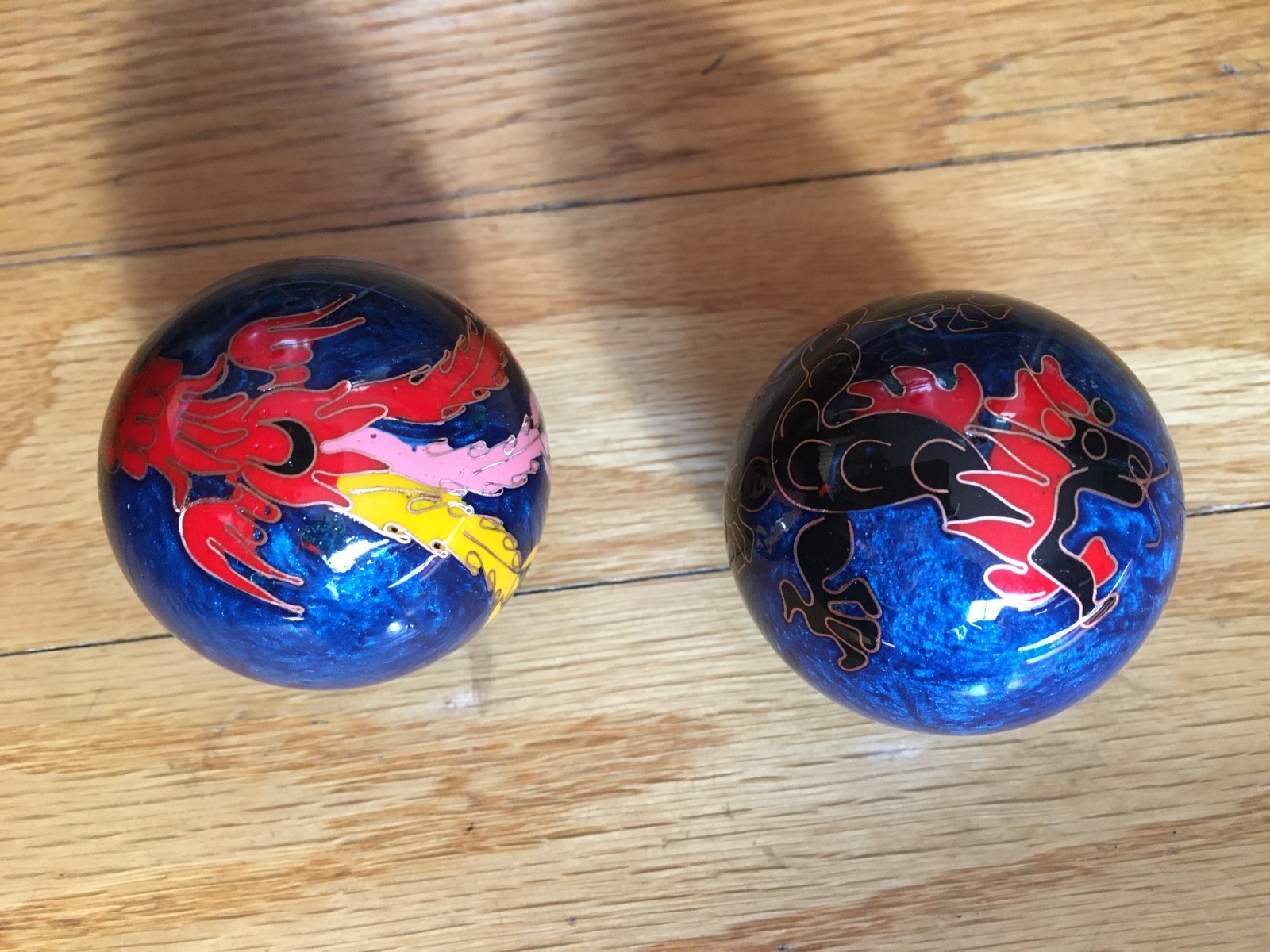 Chinese Meditation Balls with Chimes, Baoding Balls with original box