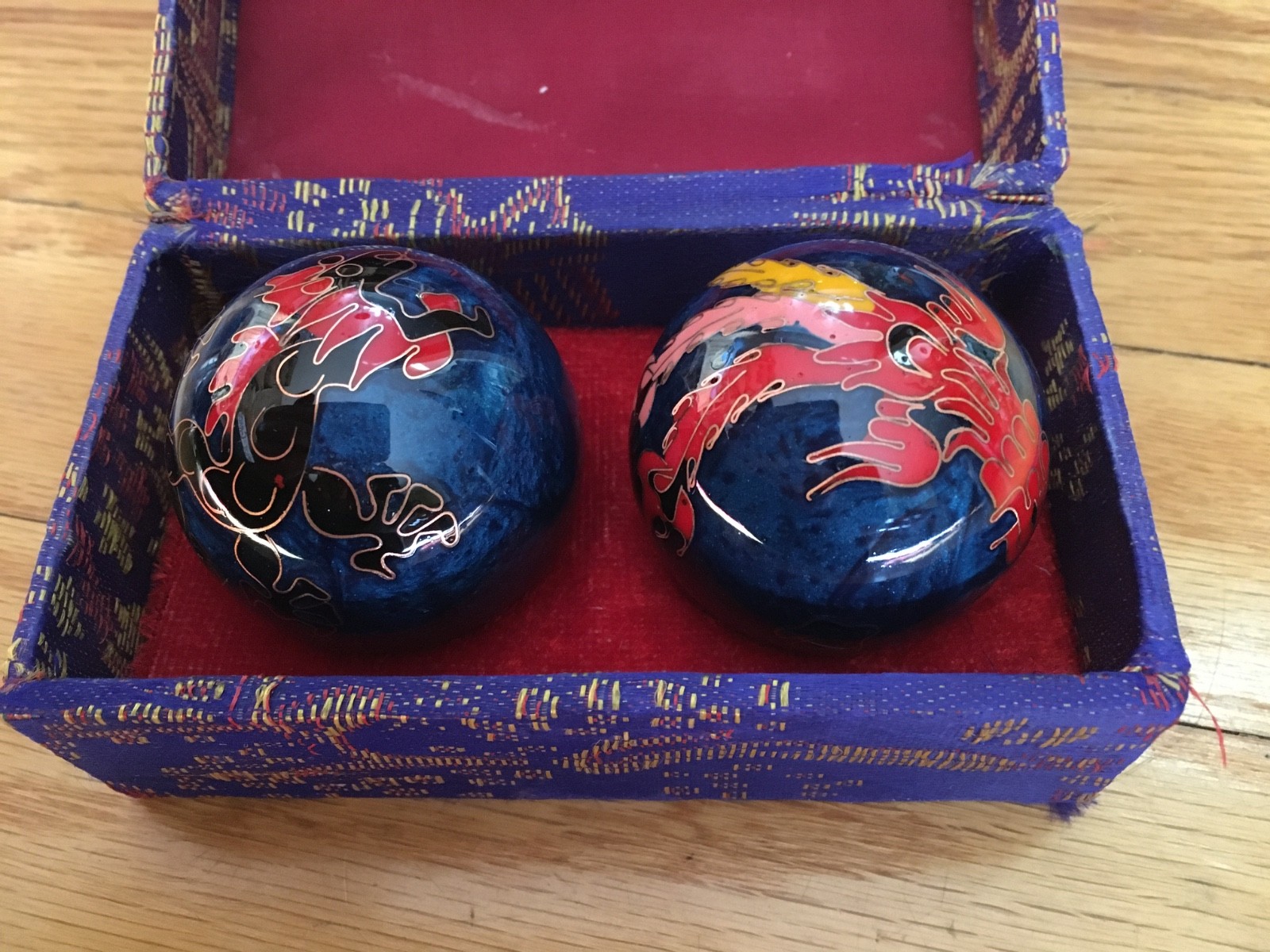Chinese Meditation Balls with Chimes, Baoding Balls with original box