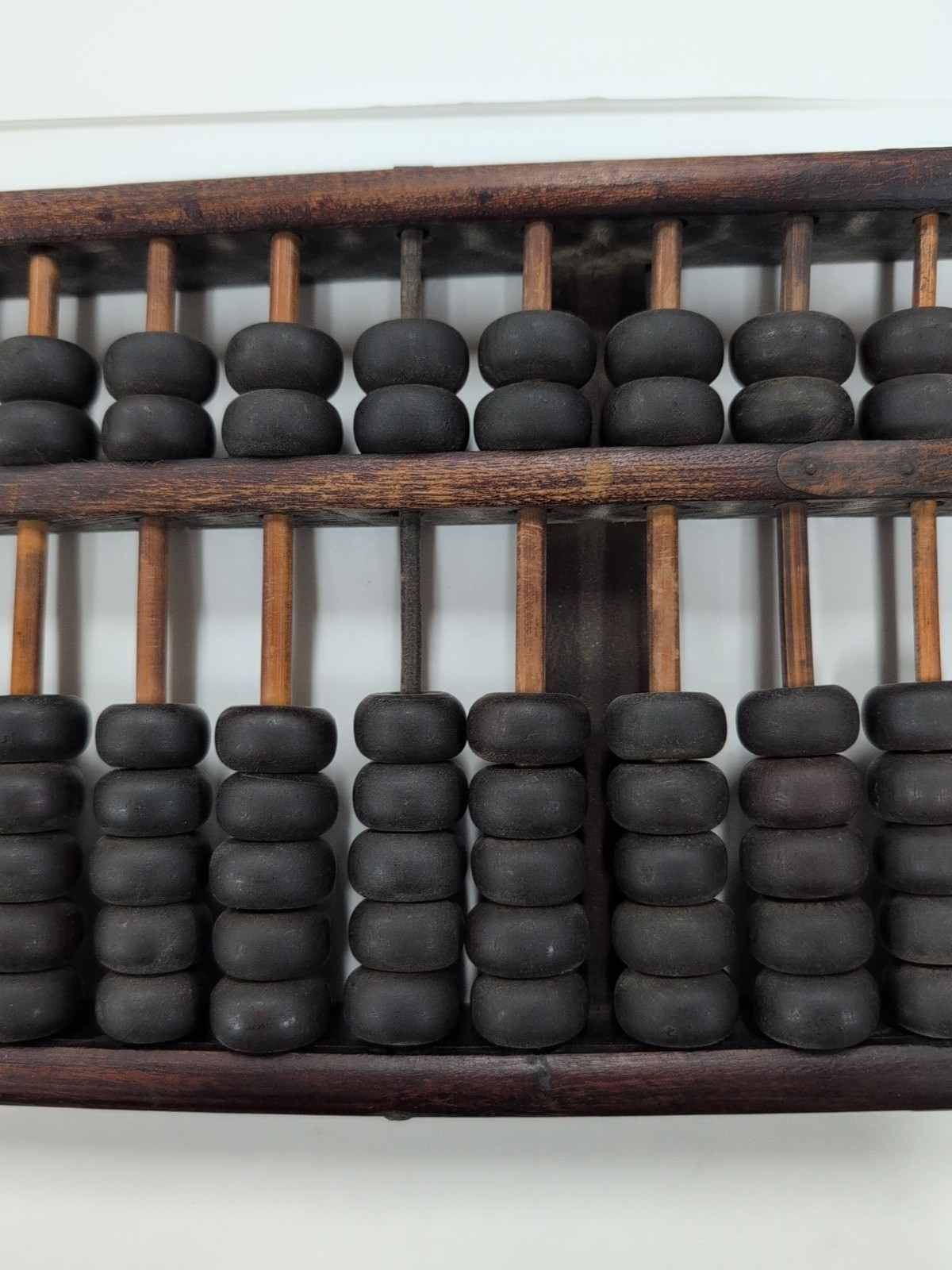 Vintage Antique Chinese Abacus, Made Of Solid Hardwood