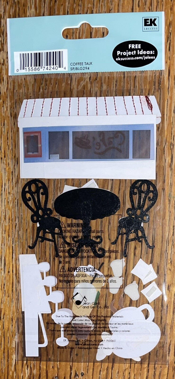 VERY RARE Jolees Coffee Talk Cafe Shop Pastry’s Restaurant 3D Scrapbook Stickers