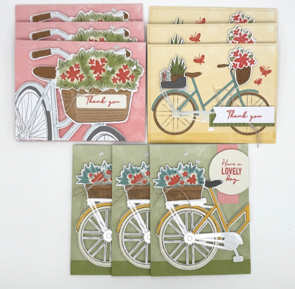 Stampin Up BIKES & BLOOMS Paper Pumpkin Kit June 2026 – FULL Kit – NEW