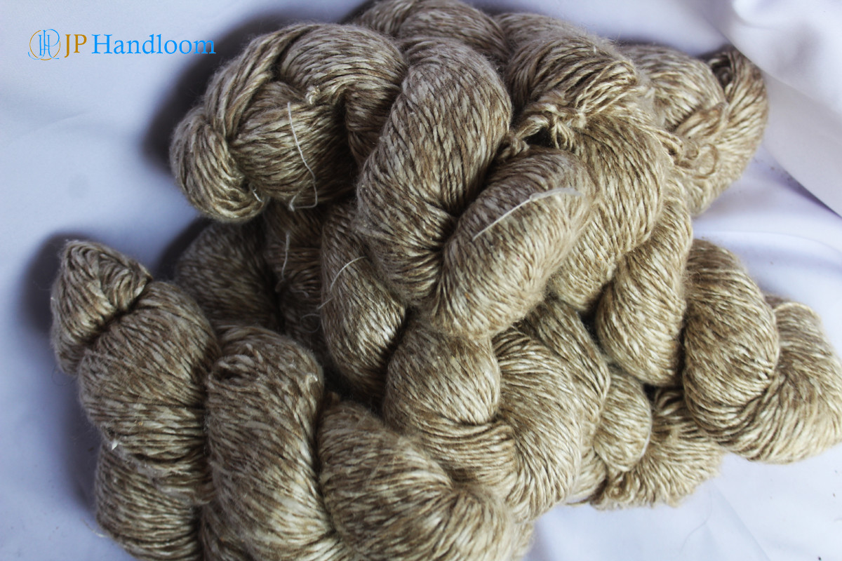 END of SEASON SALE, Great discount on 100% Mulberry Blended Tussar silk Yarn 1kg