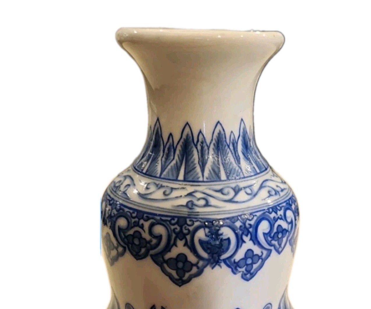 VTG 1900-1950 TOBACCO & WINE MONOPOLY BUREAU TAIWAN PORCELAIN BLUE SAKE BOTTLE