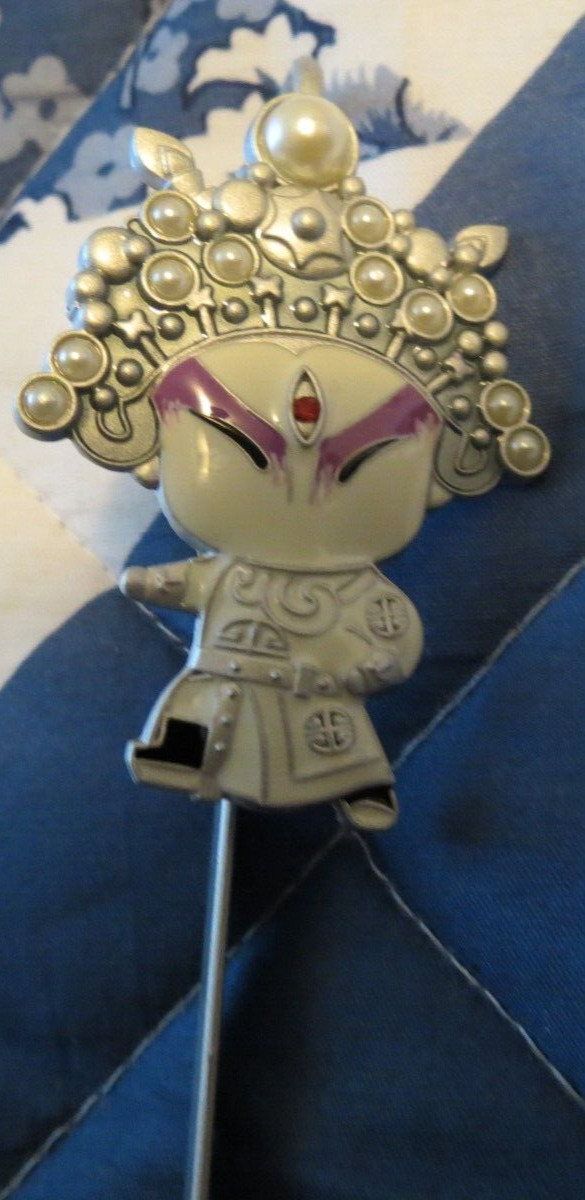 Chinese National Essence Metal Bookmark With Original Box