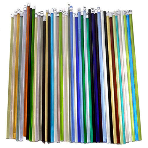 452 Brown Red Dark Special Colors 8 oz Moretti Effetre Glass Rods Italy 104 COE