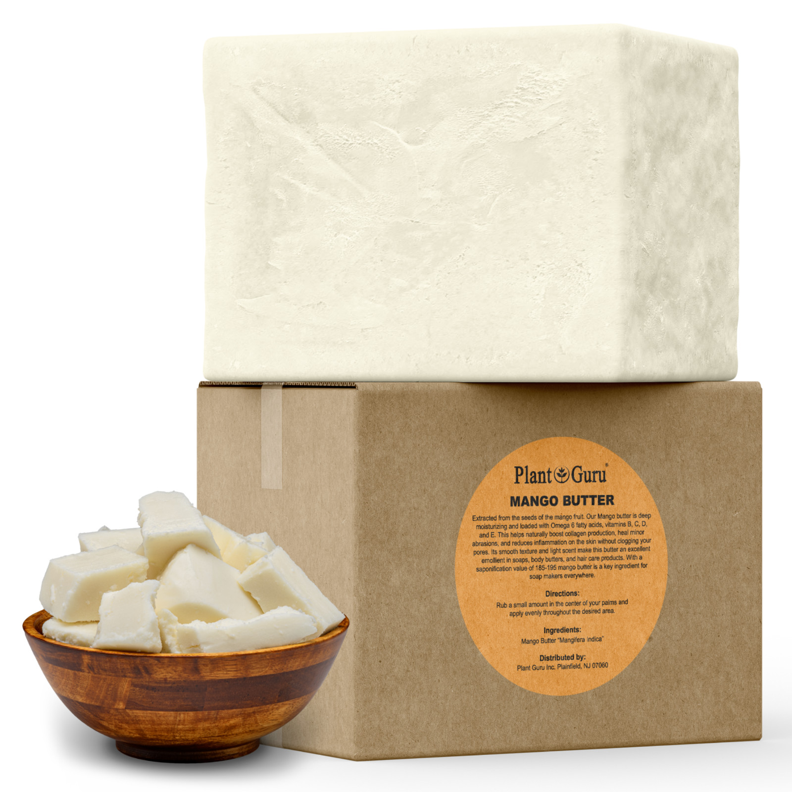 1 lb. Butters 100% Pure Raw Natural Organic Bulk For Skin Face Body Hair