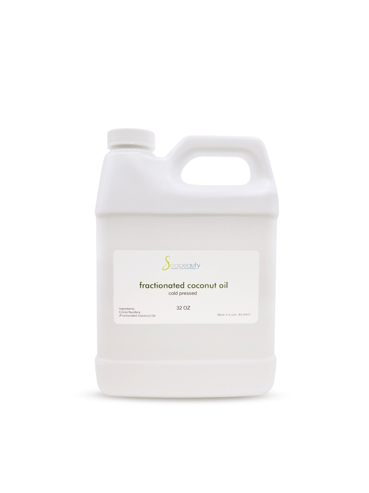FRACTIONATED COCONUT OIL COLD PRESSED 100% PURE NATURAL 32 OZ FREE SHIPPING