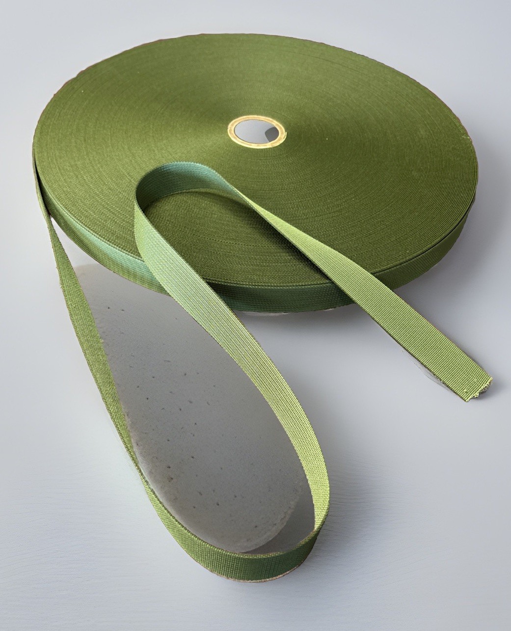 1″ Nylon Webbing Solid Olive Drab Green Strap 17337 10 Yards USA Made