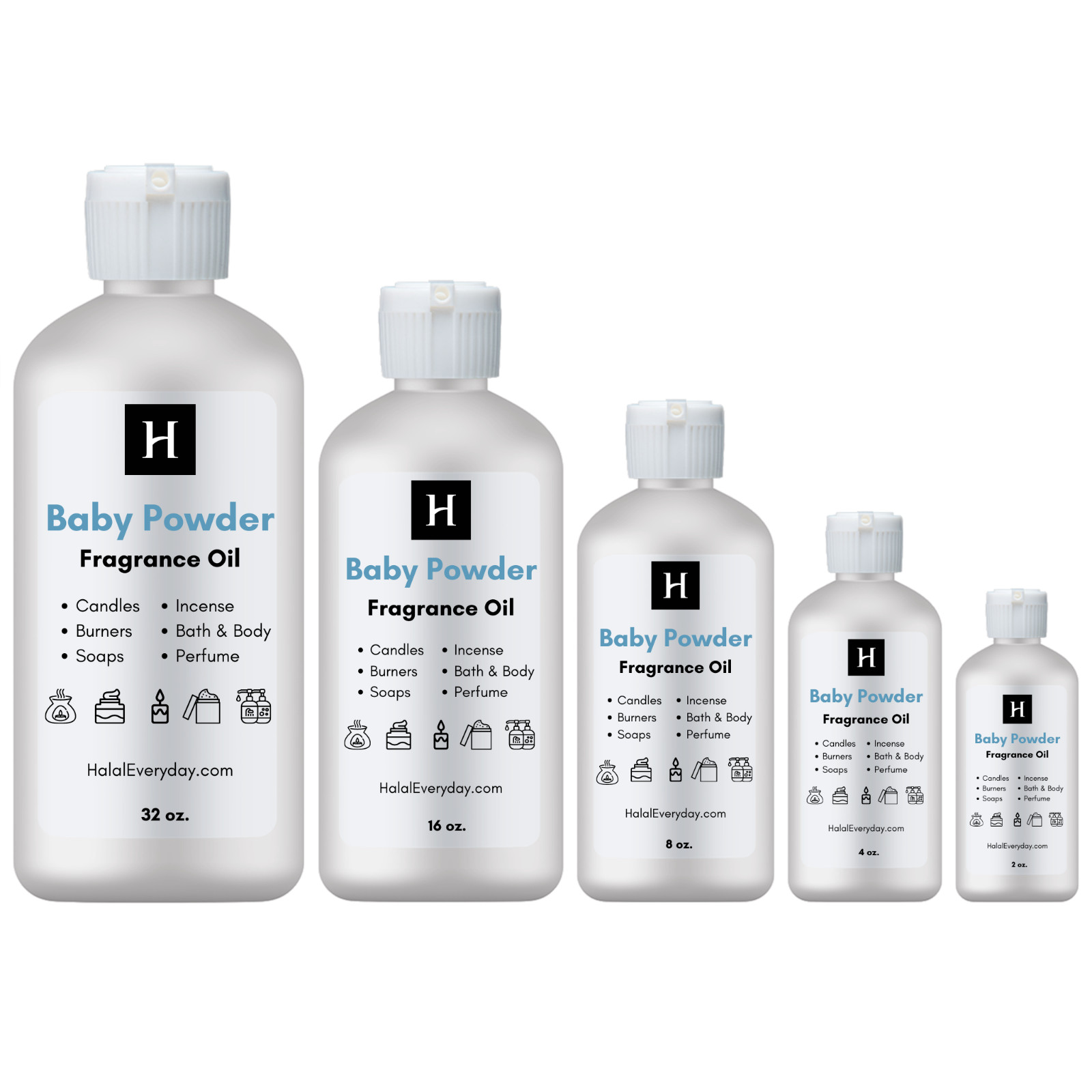 Baby Powder Fragrance Oil For Soap Making Candle Burner Incense Perfume Bulk