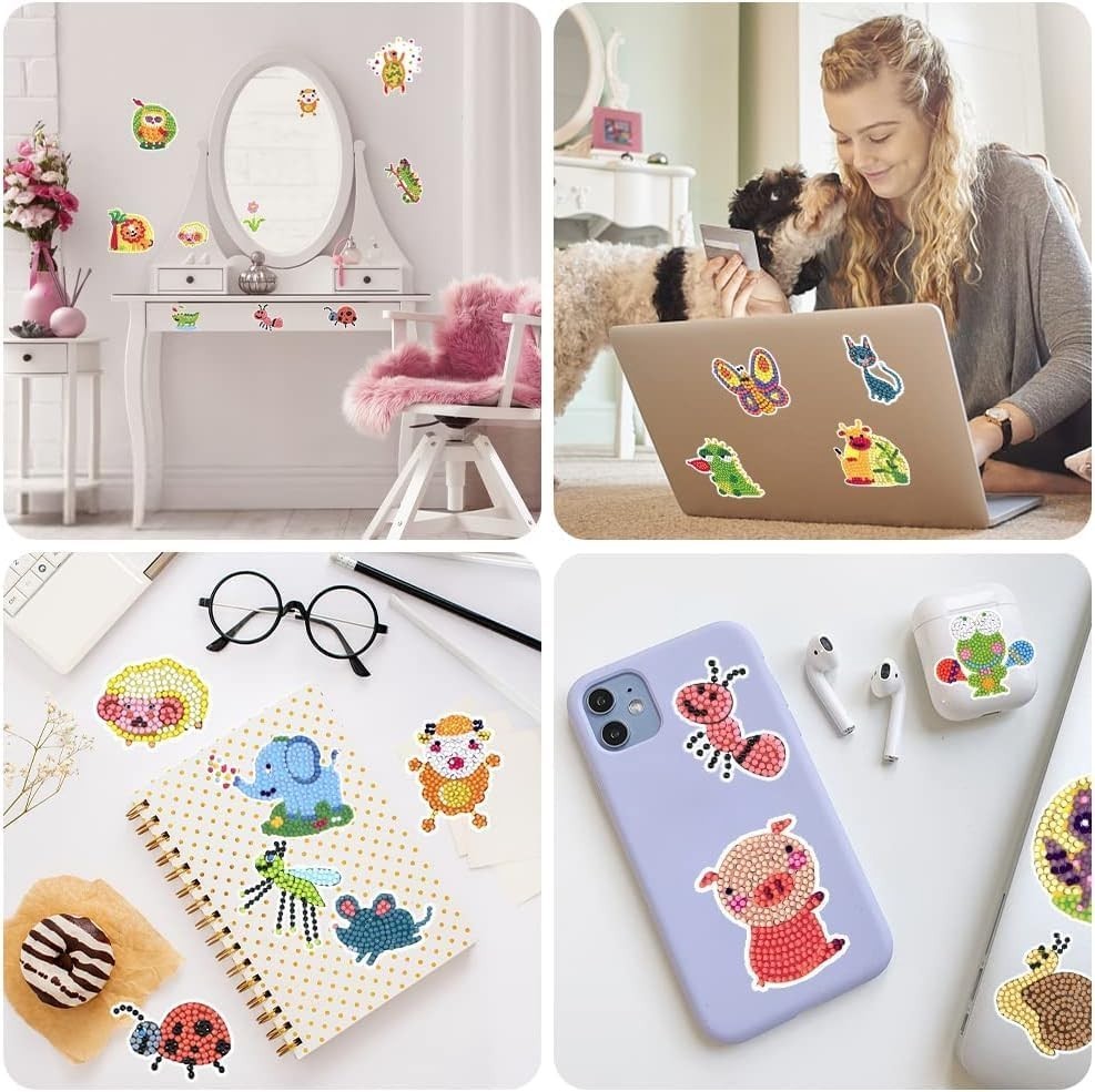 Engaging DIY Animal Diamond Art Kits for Kids 6-12 – Perfect Gift Idea