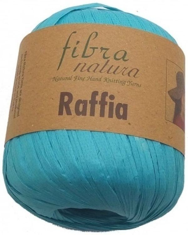 Lot of 6 Skeins Fibra Natura Raffia 40g (viscose)
