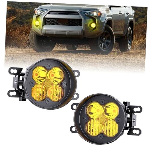 LED; Tacoma 2012-2023/Tundra 2014-2021/RAV4 Fog Lights for 2010-2024 4Runner