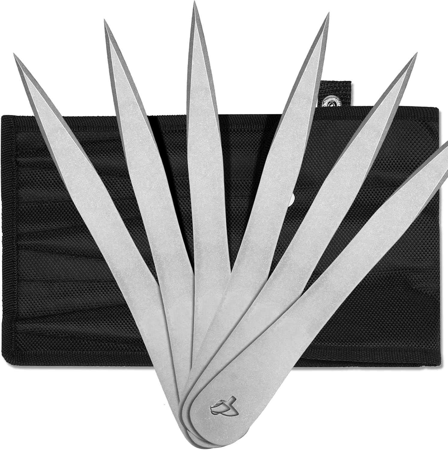 Hitdudu the Beak- Throwing Spikes 6Pack Set – 0.236″ Thick Premium Stainless Ste