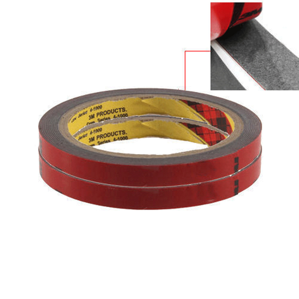 400 Auto Tape Acrylic Foam Double Sided Back Car Mounting Adhesive 3m x10mm 10ft