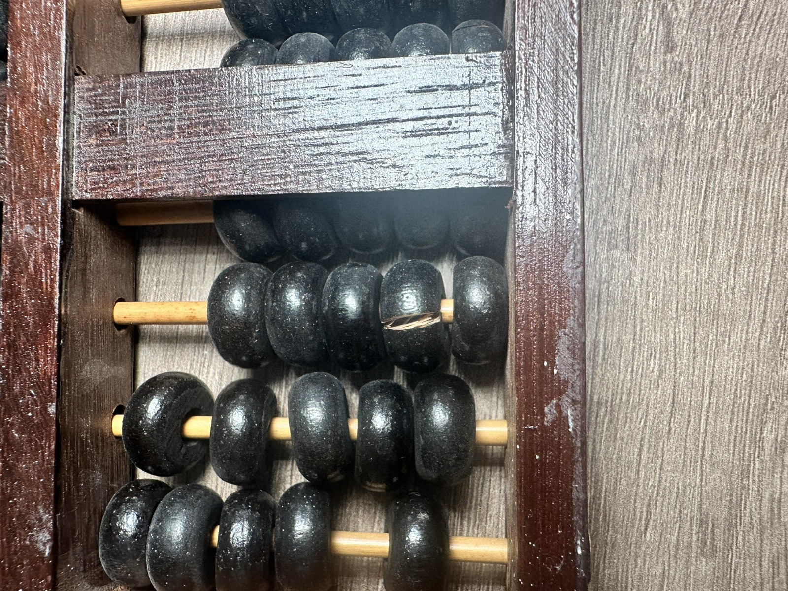 Chineses Wooden Abacus 13 Rows 91 Beads 14.5” x 7.25”