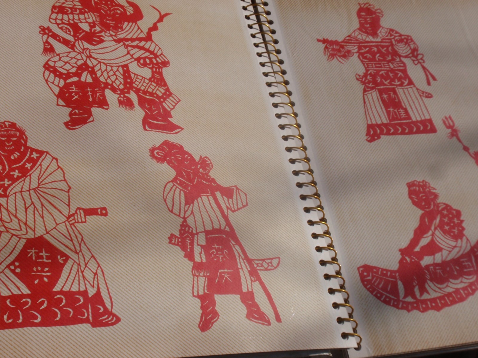 LOT OF 54 BEAUTIFUL CHINESE FIGURES RICE PAPER CUT OUTS WARRIORS FOLK ART