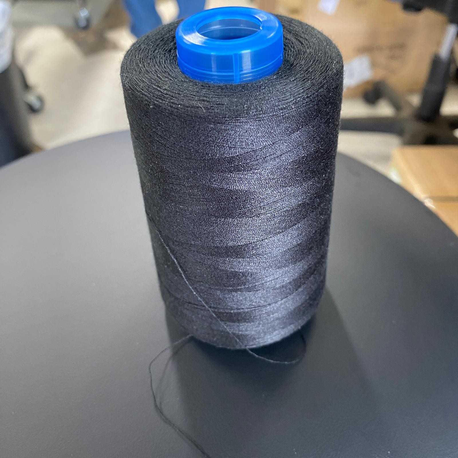 Polyester Thread UV Resistant 4000 Meters by Hidem Paul Threads Black T-69