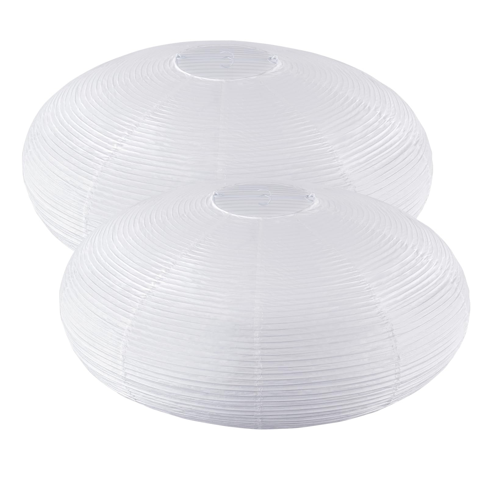 22in White Oval Paper Lantern Hanging Lamp Chinese Japanese Decor