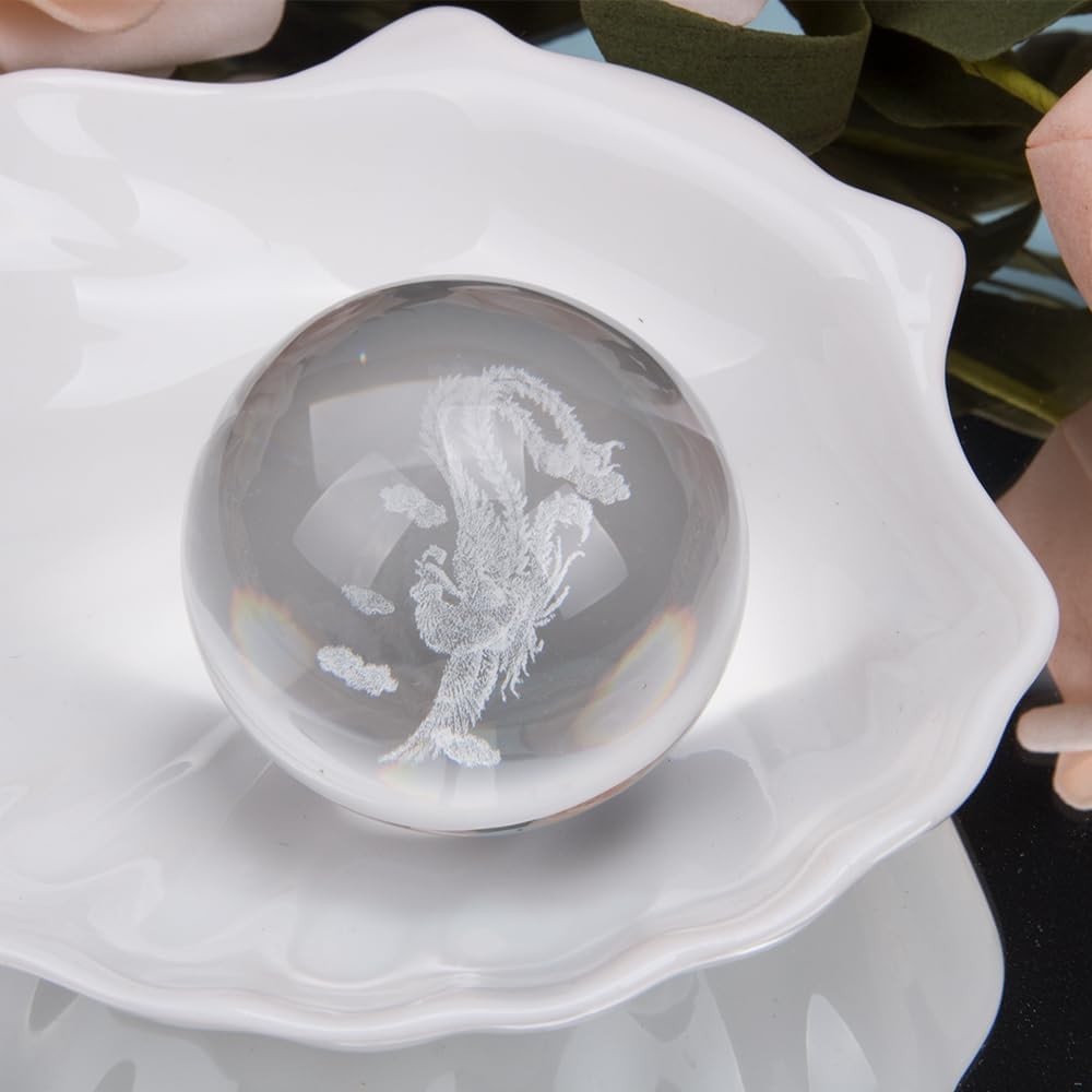 2Pcs Baoding Balls for Hand Therapy Chinese Health Exercise Stress Balls Dragon