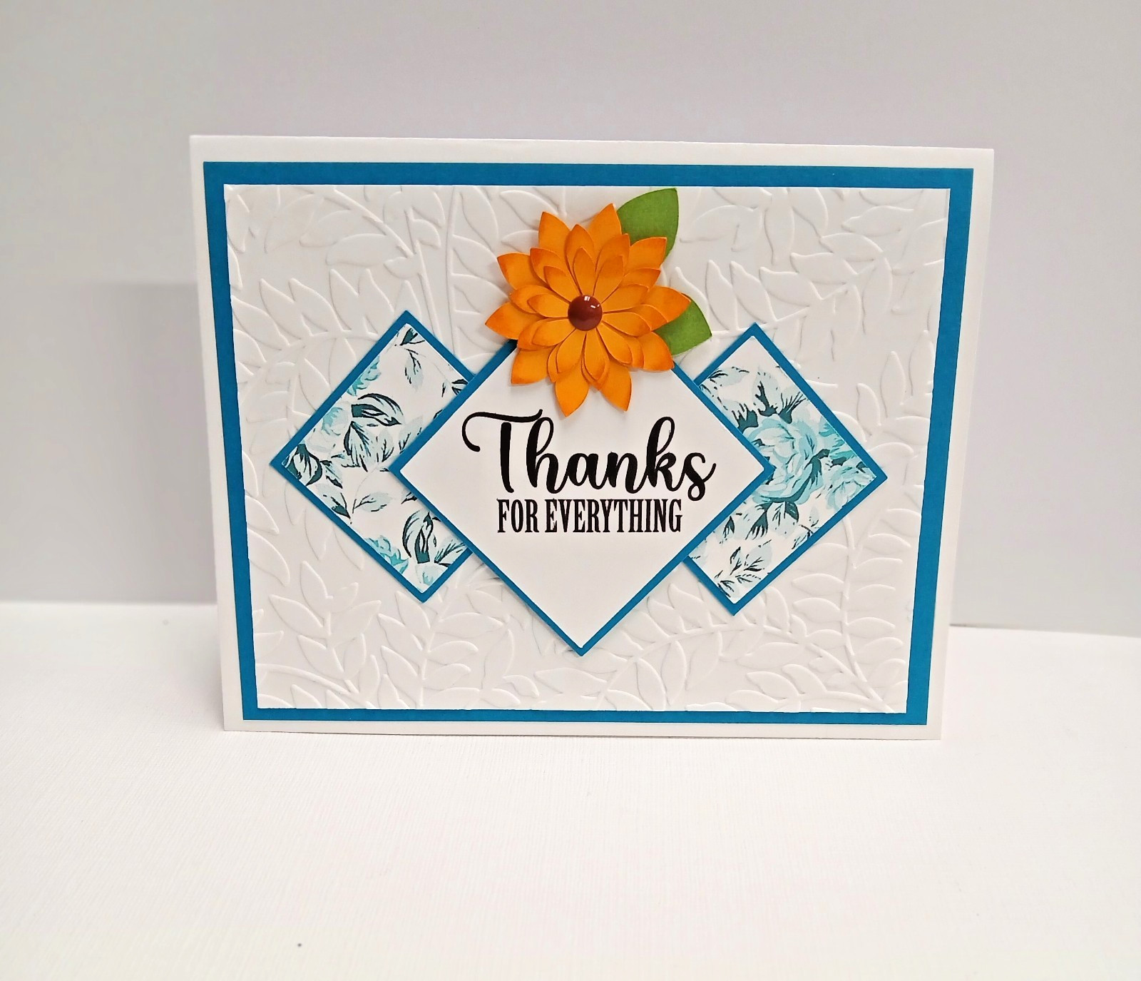 Card Kit Thanks for everything Triple diamond Total 4 cards/envelopes