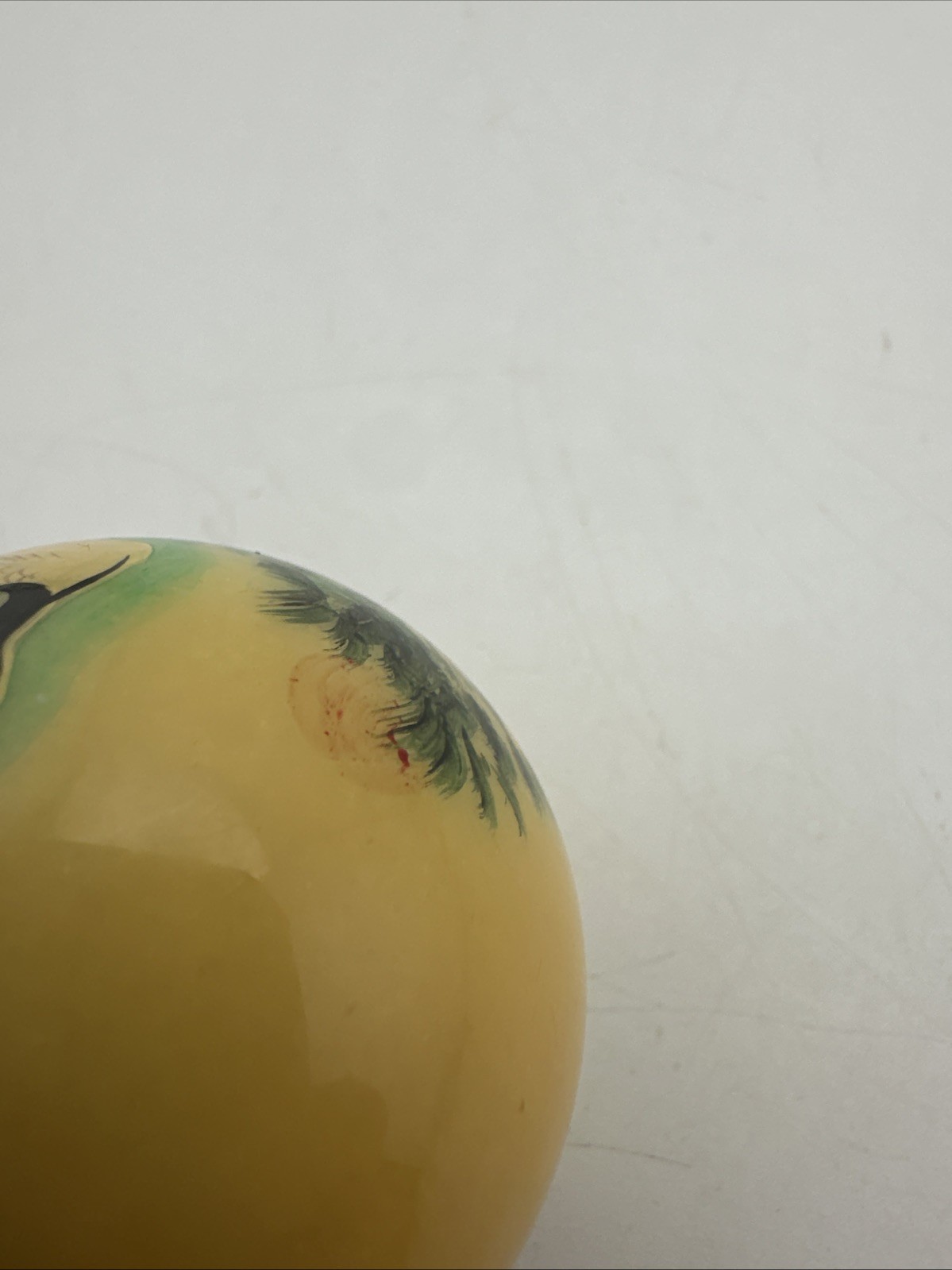 Chinese Painted Globe Ball Crane Nature Scene – bird sphere tree