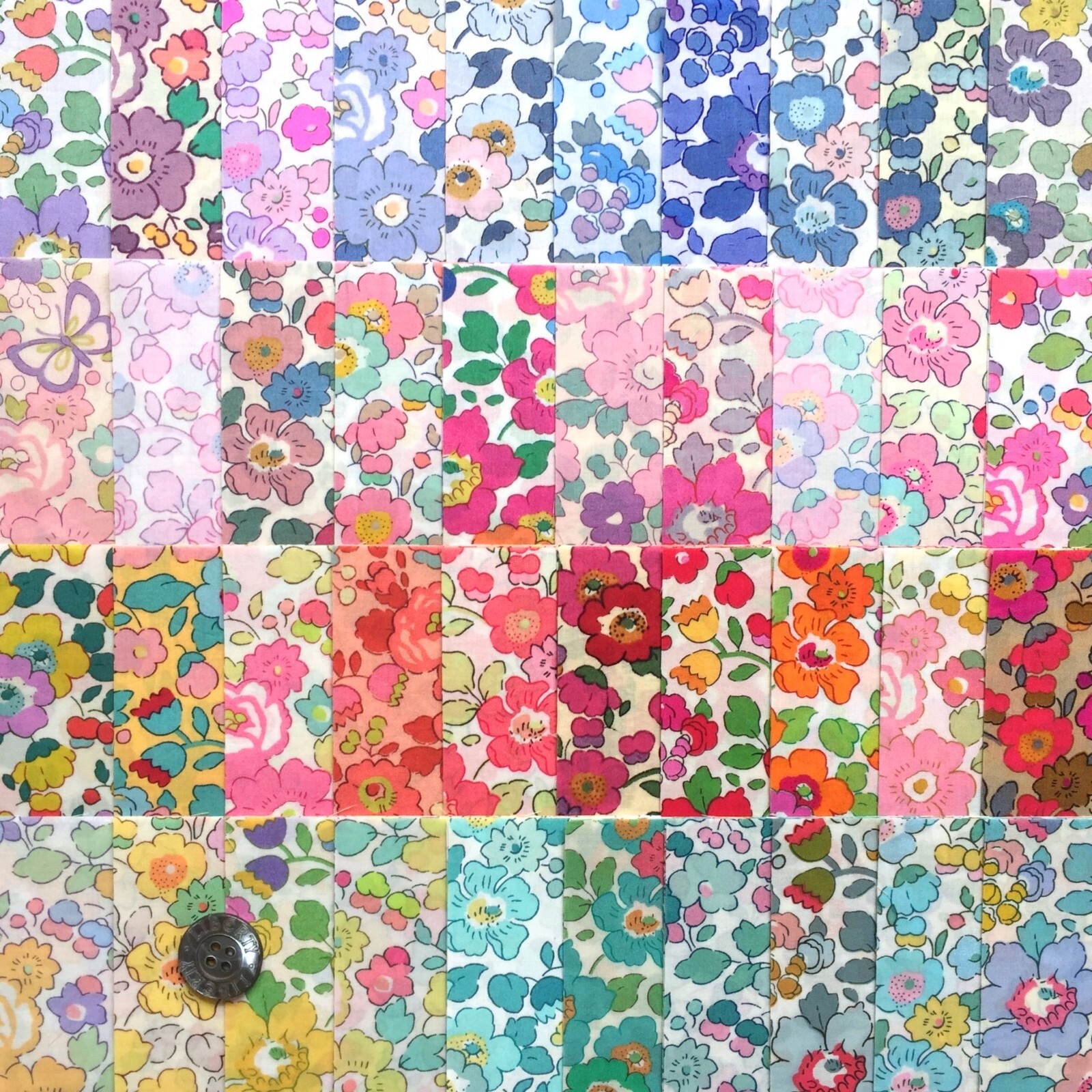 20 Liberty Tana Lawn™ pieces, each minimum 5″ x 5″ – *BETSY LOVE* #15