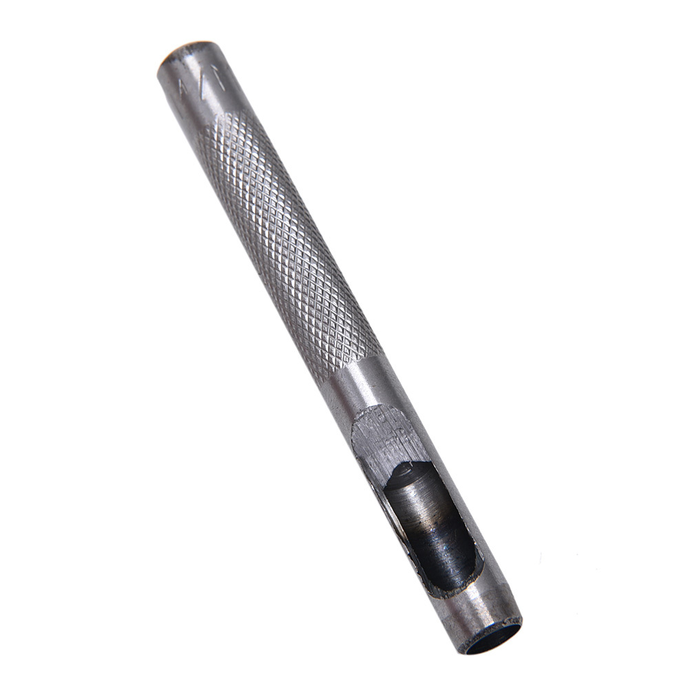 Round 3+4+5+6+7mm hollow punch hand tool punching leather gasket carbon steel