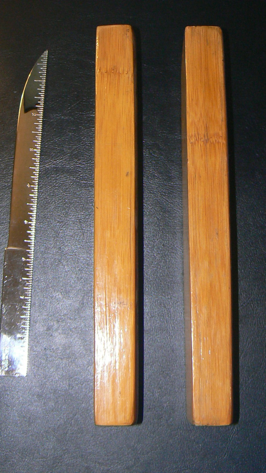 Antique Chinese Bamboo Scroll Weights / Paperweights – Hand-Carved Calligraphy