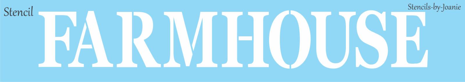 Joanie Stencil Farmhouse Country Prim Family Kitchen Homestead DIY Art Signs