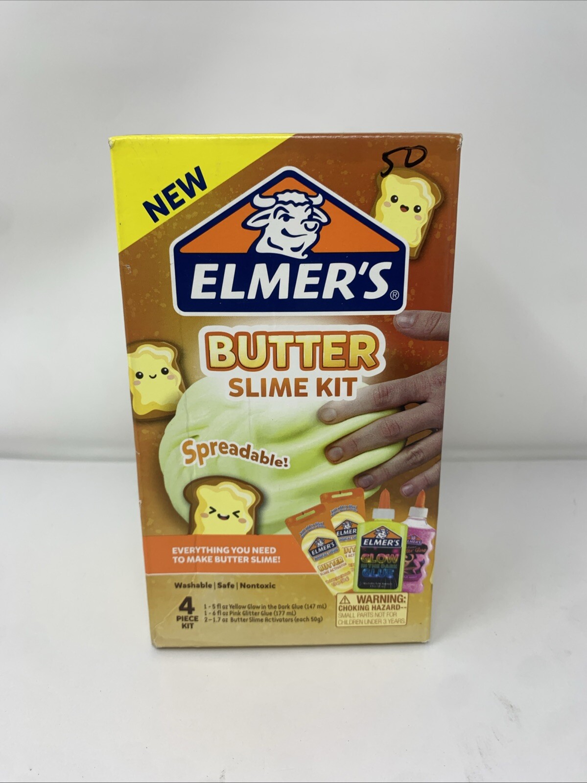 Elmer’s Butter Slime Kit, Includes Elmer’s Glow in the Dark Glue, Brand New!!!