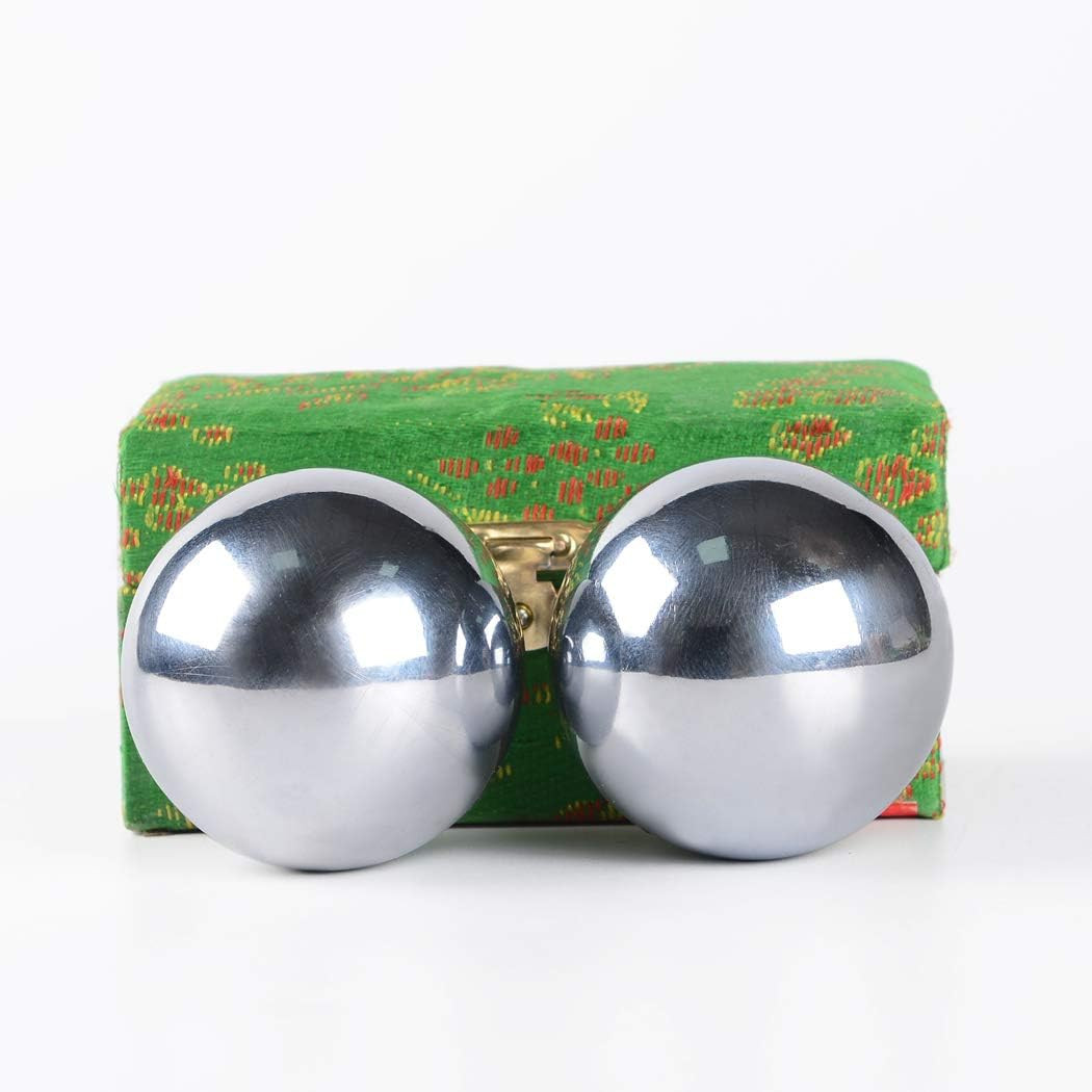 1.9” A Pair of Baoding Health Balls Chinese Exercise Stress Balls Relieve Stres