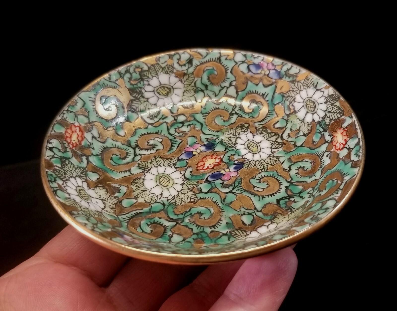 3 Vtg Chinese Items Soapstone Dragon Ching Dynasty Ceramic Trinket Box Sm Dish