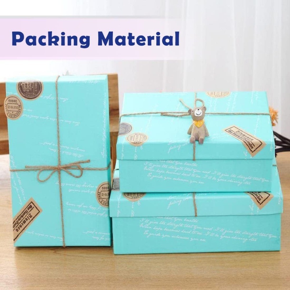 Natural Jute Twine String Thin Hemp Ribbon for Craft Plant Gift Wrapping
