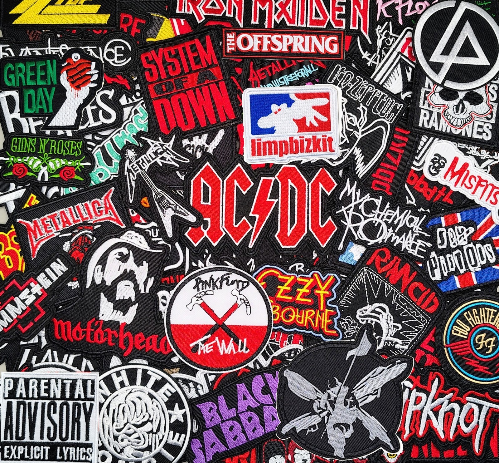 Heavy Metal Punk Rock Music Band Embroidered Patches Iron On YOU PICK -NEW ITEMS