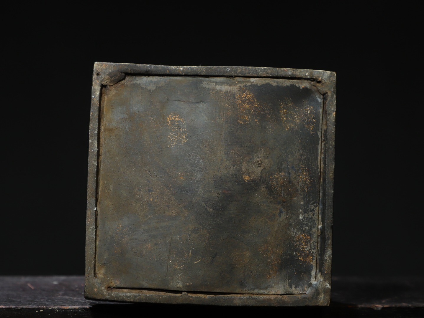 Home worship of religious bronze and gold statue of Wang Lingguan