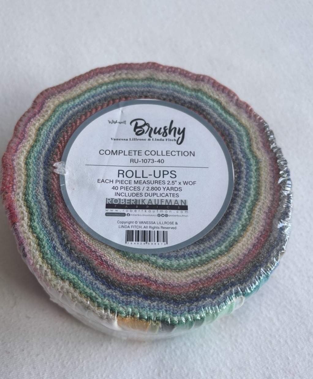 ROBERT KAUFMAN JELLY ROLL The Complete Collection NEW 40 Pieces 2.5”