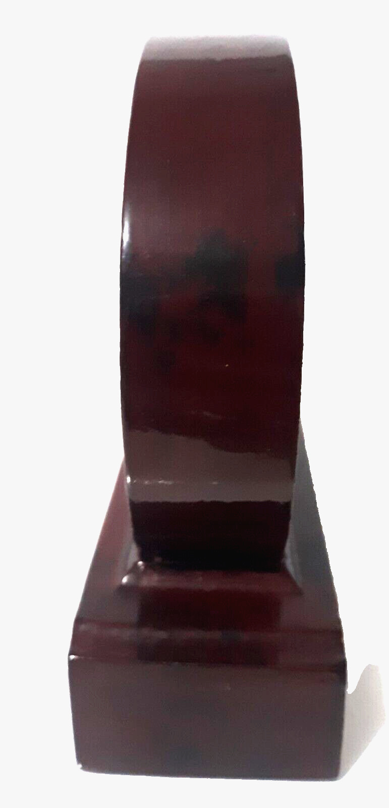 VTG Chinese Art Cork Hand Carved Diorama Bamboo Frame Desert Scene Howling Moon