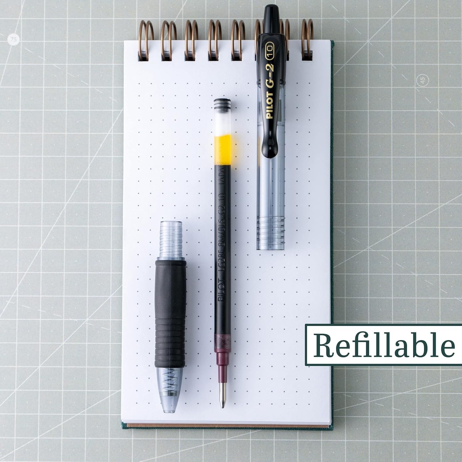 PILOT Pen G2 Gel Ink Refills For Rolling Ball Pens, Bold Point, 1.0mm, Black …